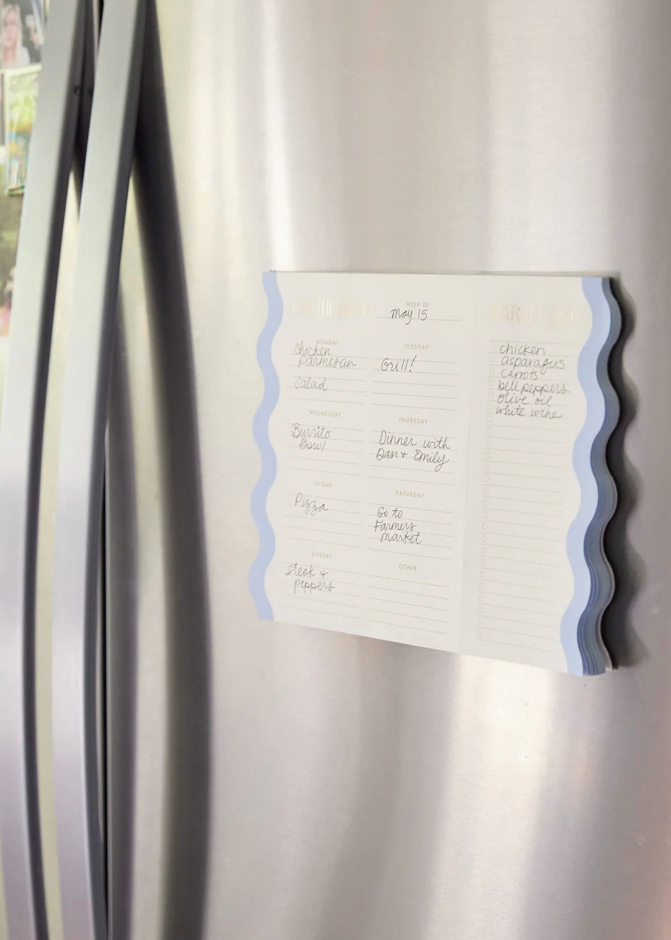 Gift | Designworks Meal Planner Notepad With Magnets