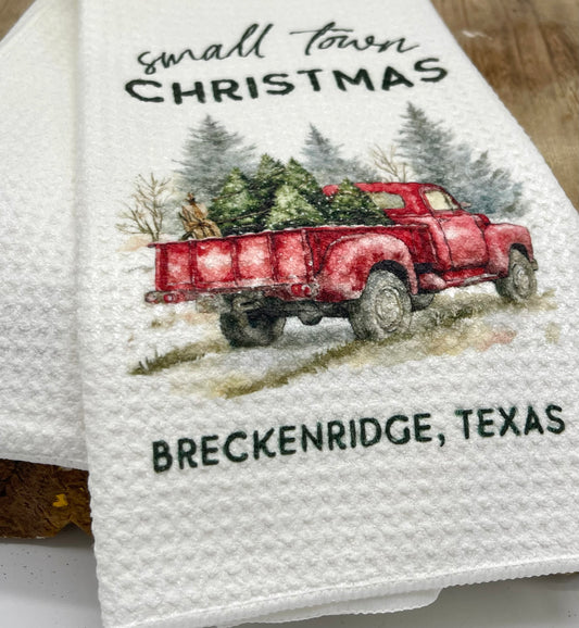 Kitchen | Towel Breckenridge, Texas Small Town Christmas