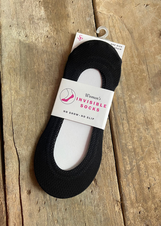 Undergarments | Black Invisible No Show Socks
