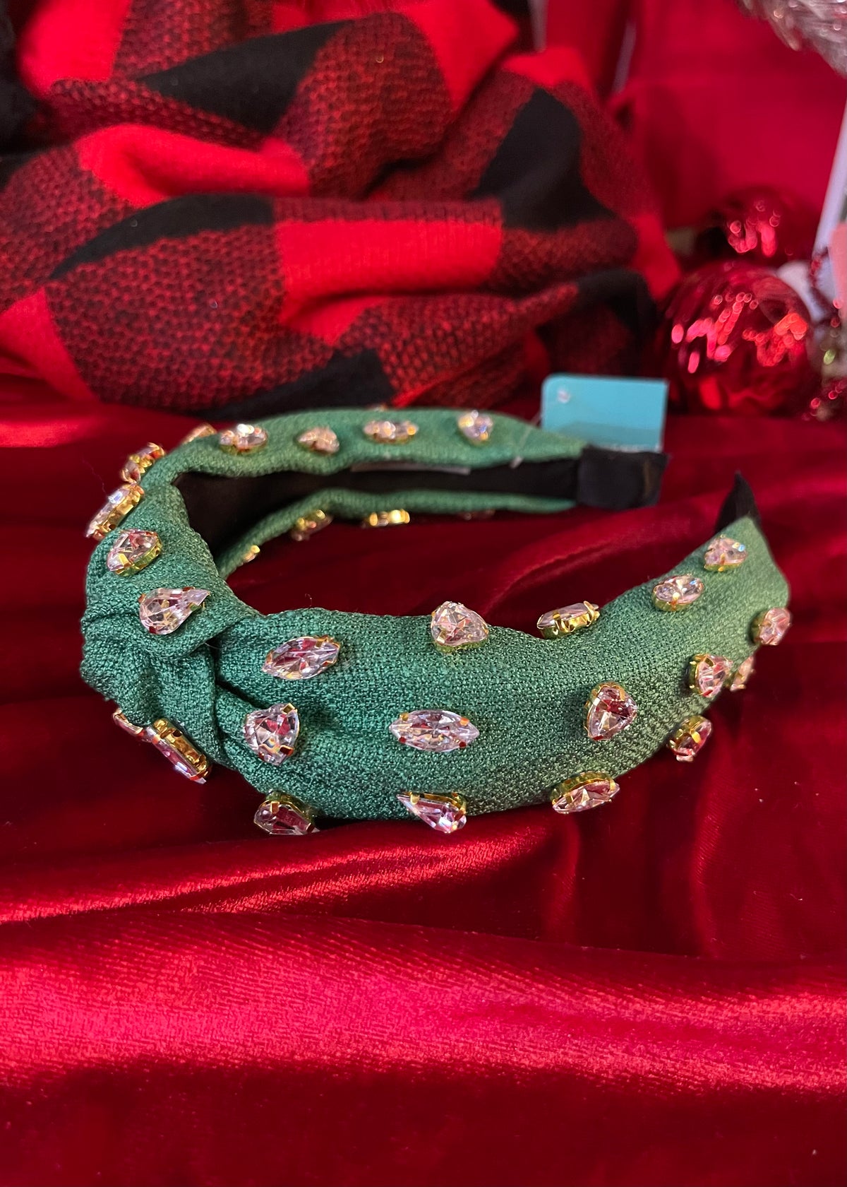 Hair Accessories | Green Gem Traditional Woven Headband