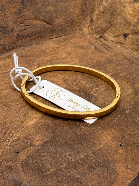 Jewelry | Bracelet Smooth Sleek Bangle Waterproof
