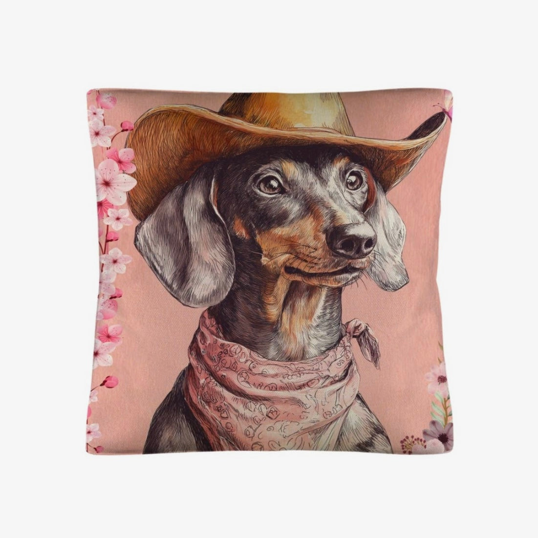 Pillow Case - Danilo Painted Dachshund