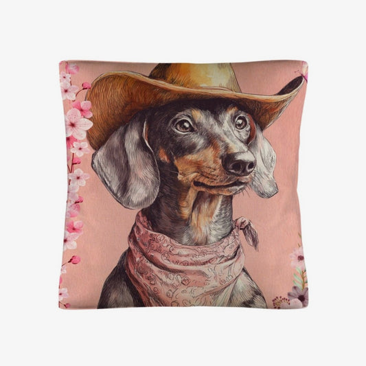 Throw Pillow - Danilo Painted Dachshund