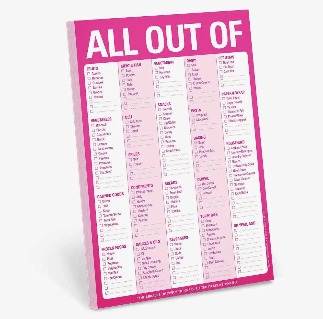 All Out Of Pad with Magnet