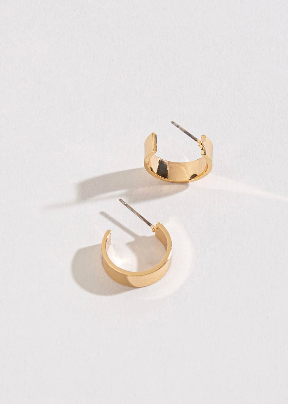 Earrings | Flat Hoop Earrings