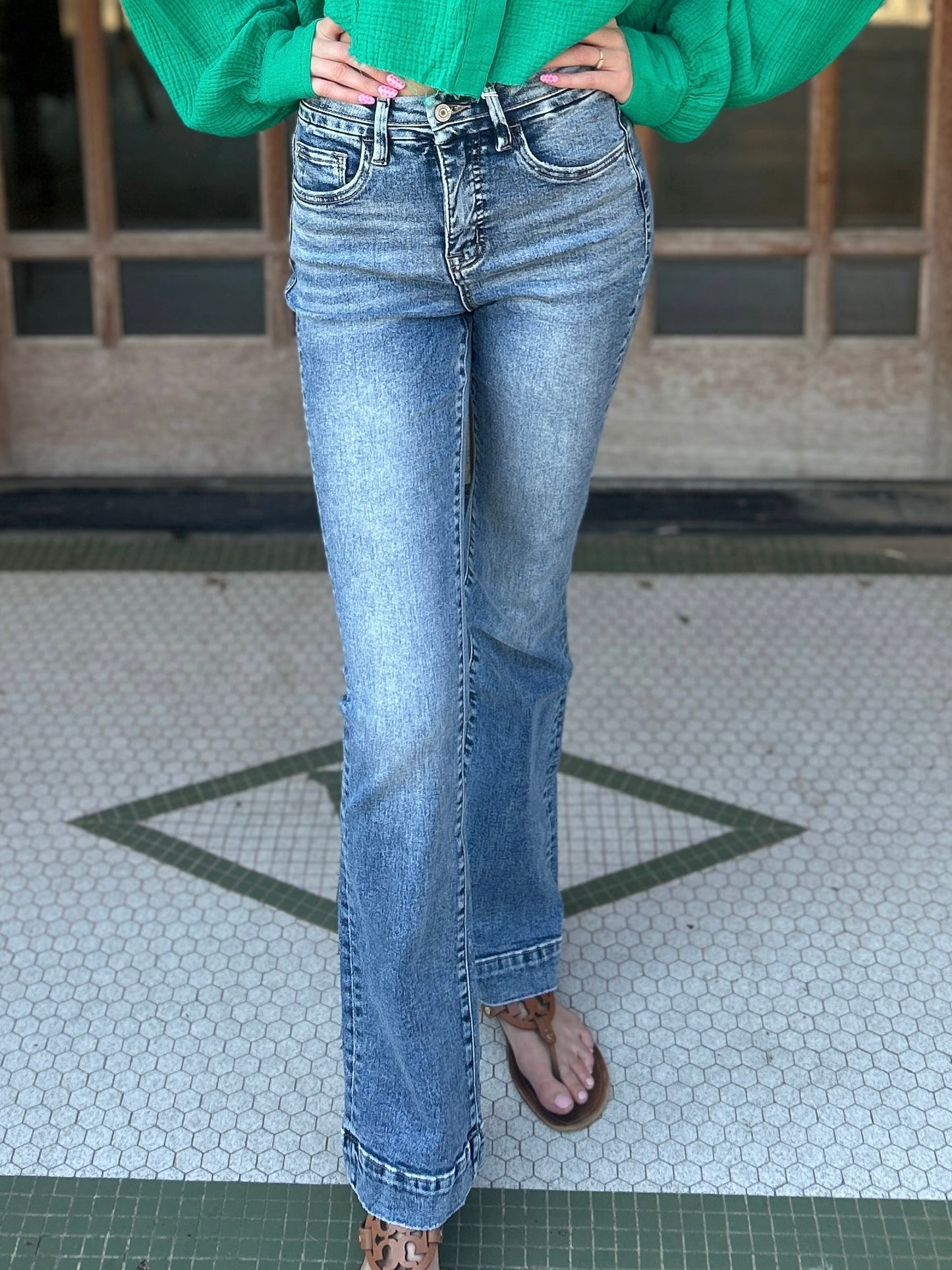 Bottoms | Jeans Vervet Tummy Control High Rise