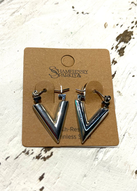 Jewelry | Earrings Triangle Drop Down