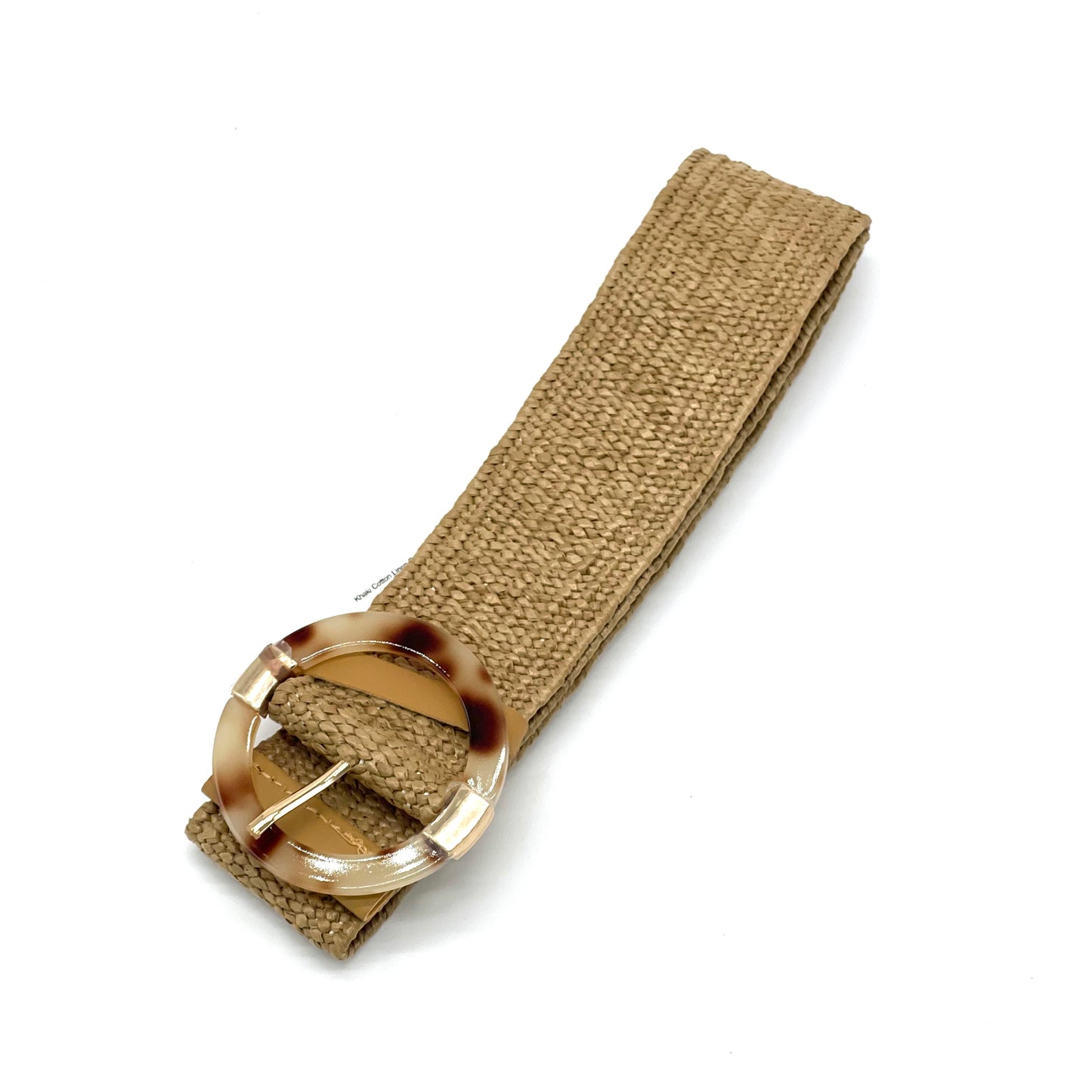 Accessories | Belt Khaki Cotton Linen Grass Plastic Buckle