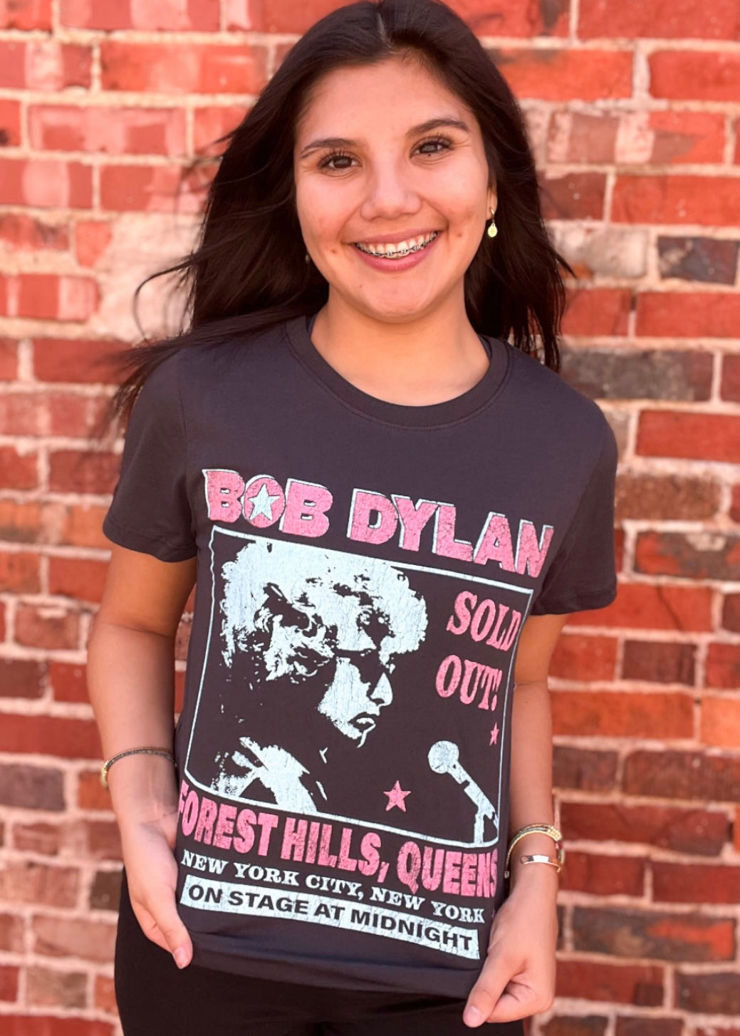 Graphic Tee | Bob Dylan Forest Hills Cropped