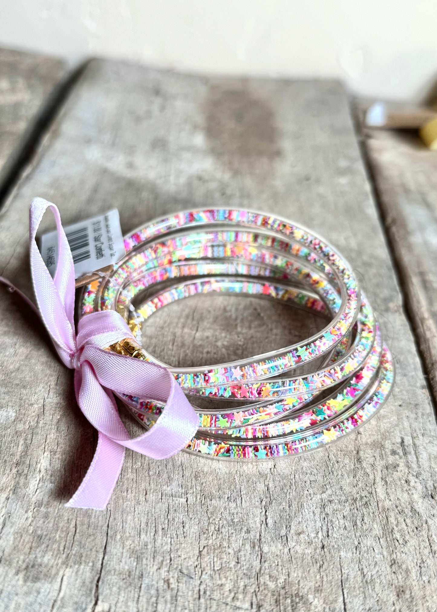 Jewelry | Bracelet Multi-color Confetti Sequin Tube
