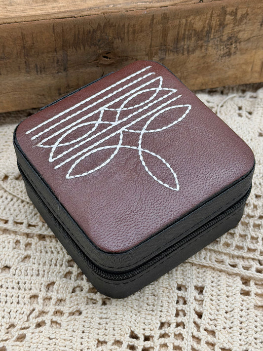 Jewelry | Case Western Boot Stitch Leather
