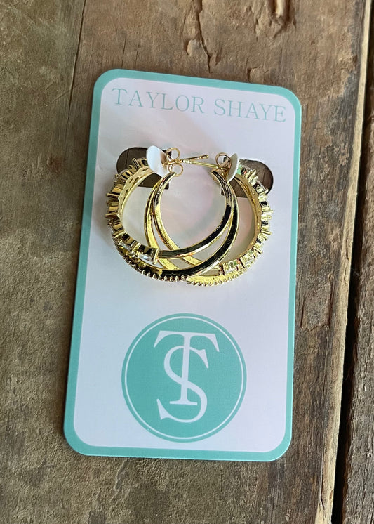 Earrings | Eleanor Hoops Taylor Shaye