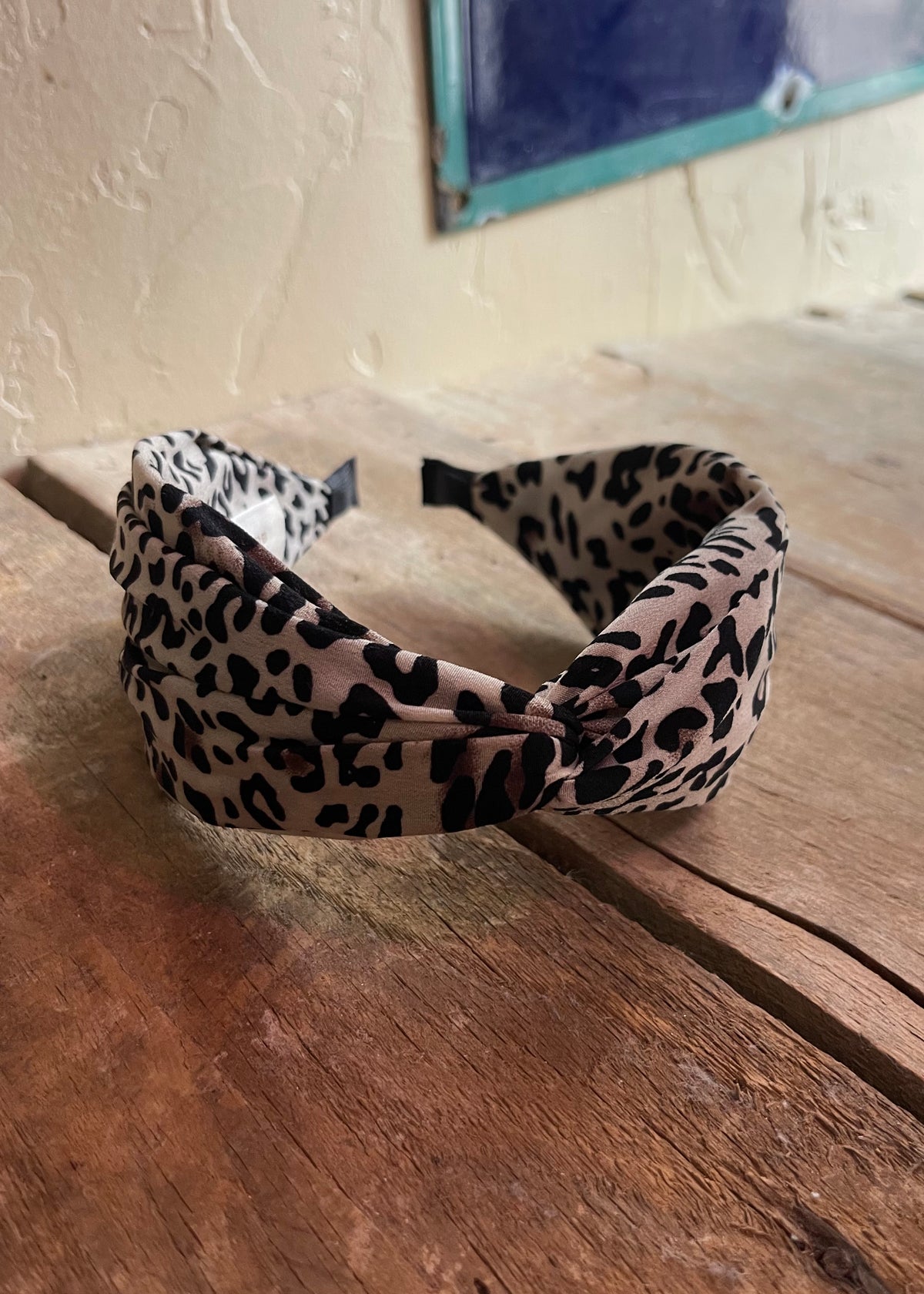 Hair Accessory | Ivory Leopard Headband