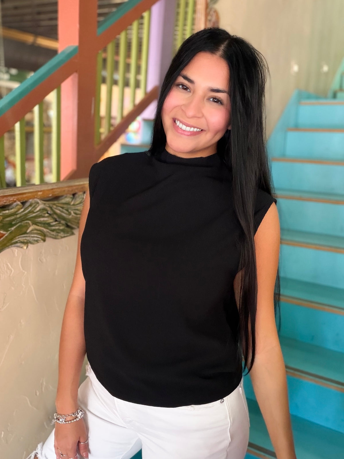 Tank Top - Crinkled Onyx