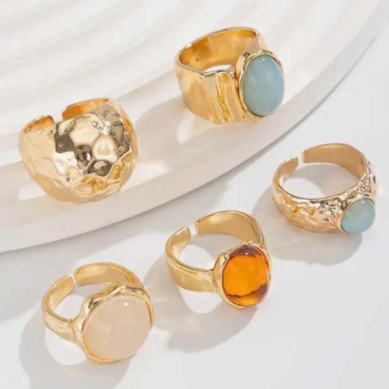 Ring Set - Geometric Ringent