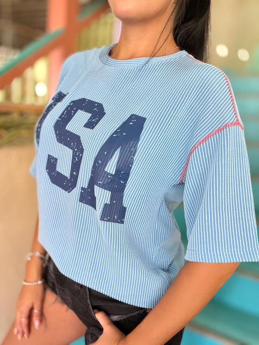 Tee - Ribbed All American