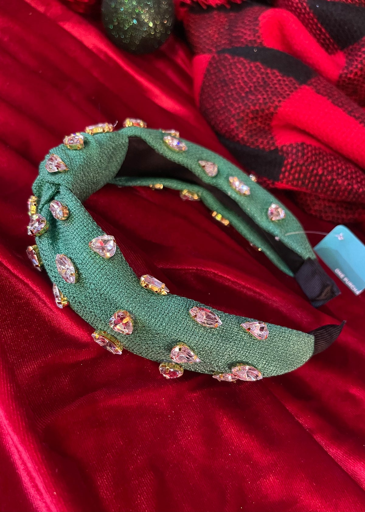 Hair Accessories | Green Gem Traditional Woven Headband