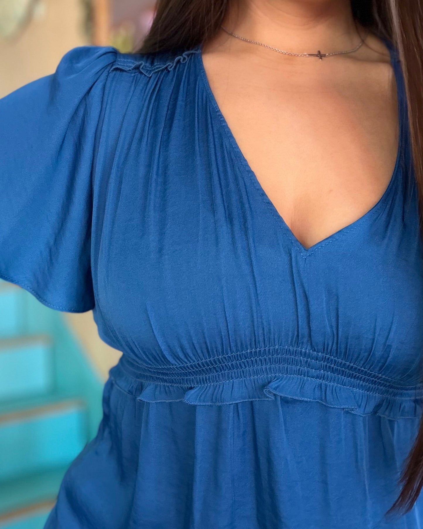 Marlin Flutter Half Sleeve Blouse
