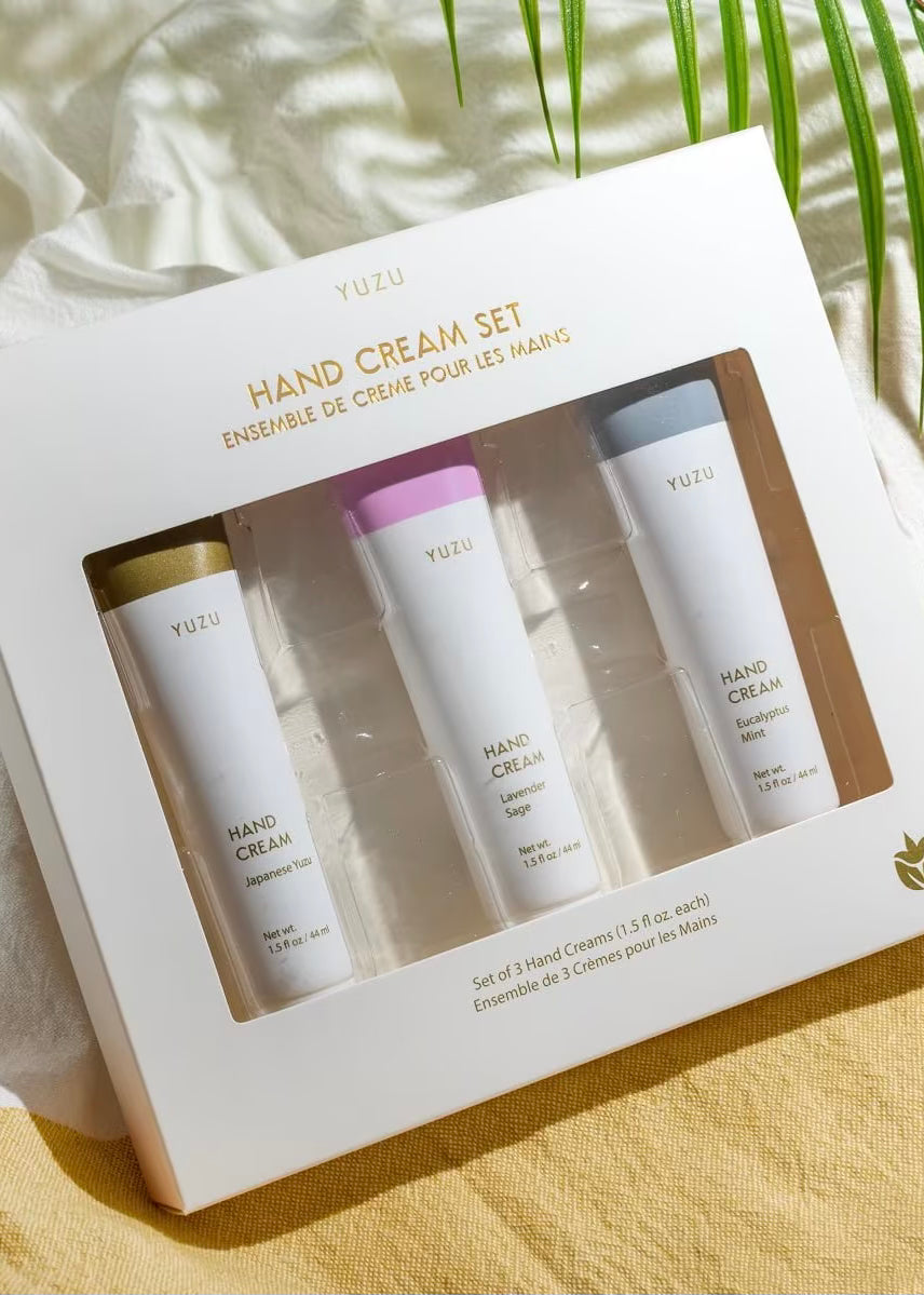 YUZU Hand Cream Trio Set