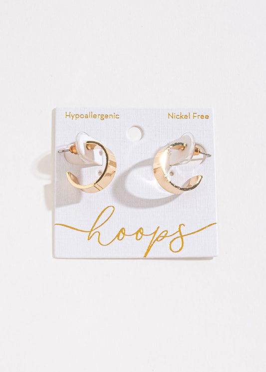 Jewelry | Earrings Flat Hoop