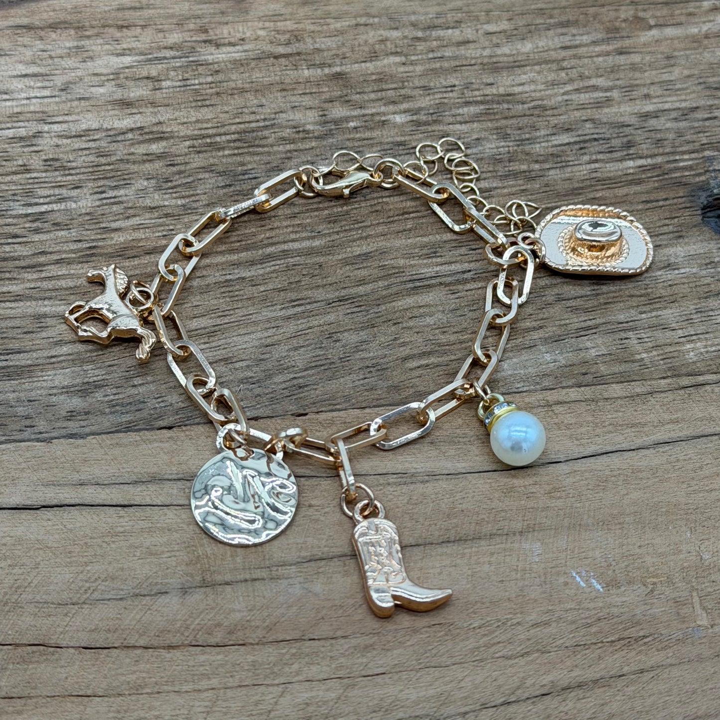 Western Charm Link Bracelet