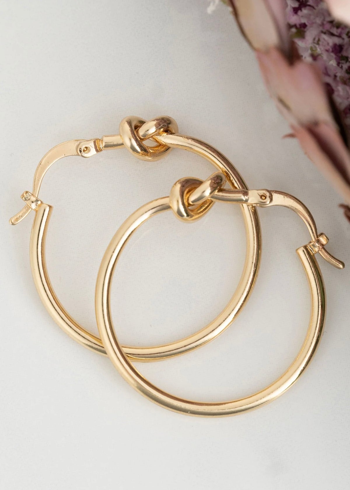 Earrings | Knotted Hoop Earrings