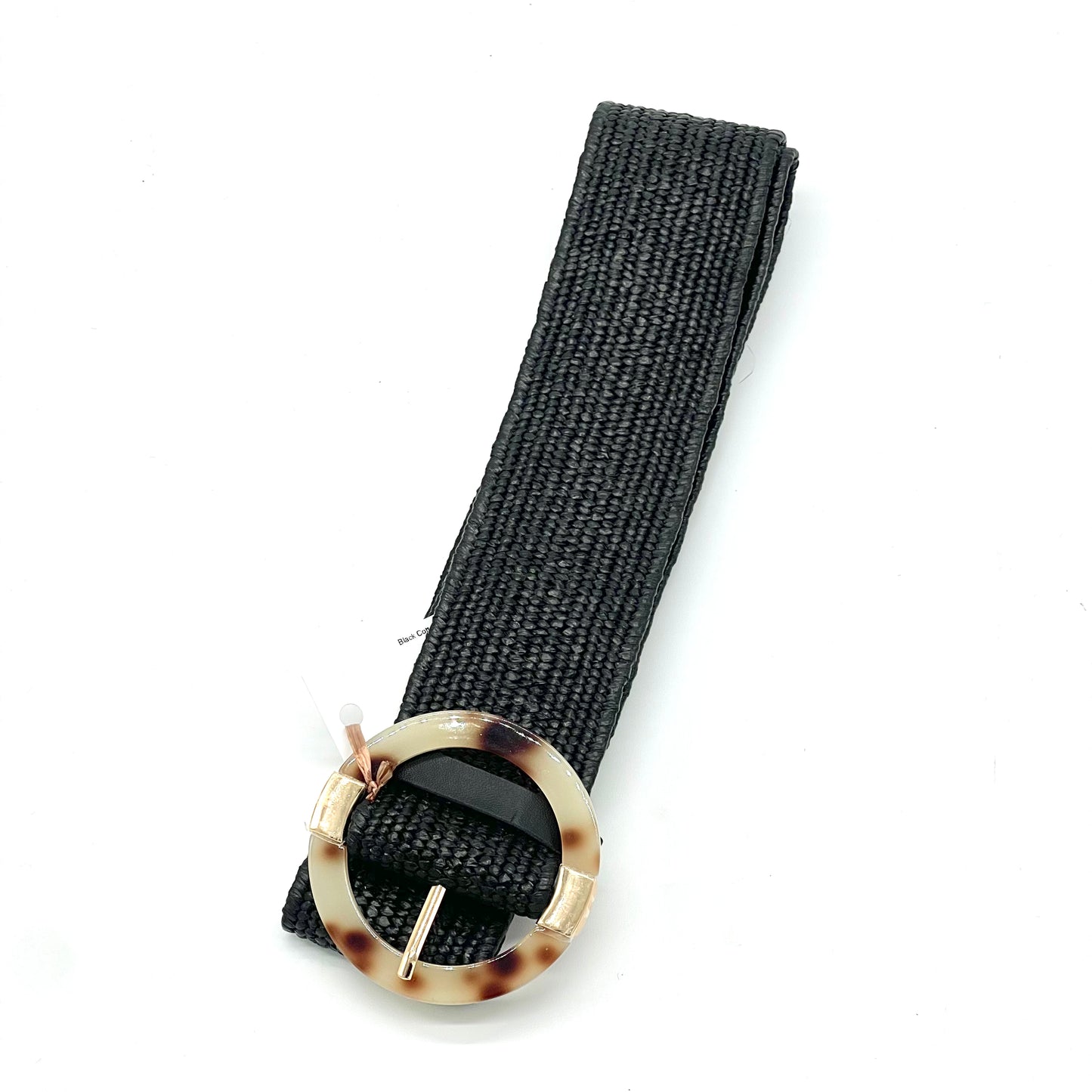 Accessories | Belt Black Cotton Linen Grass Plastic Buckle