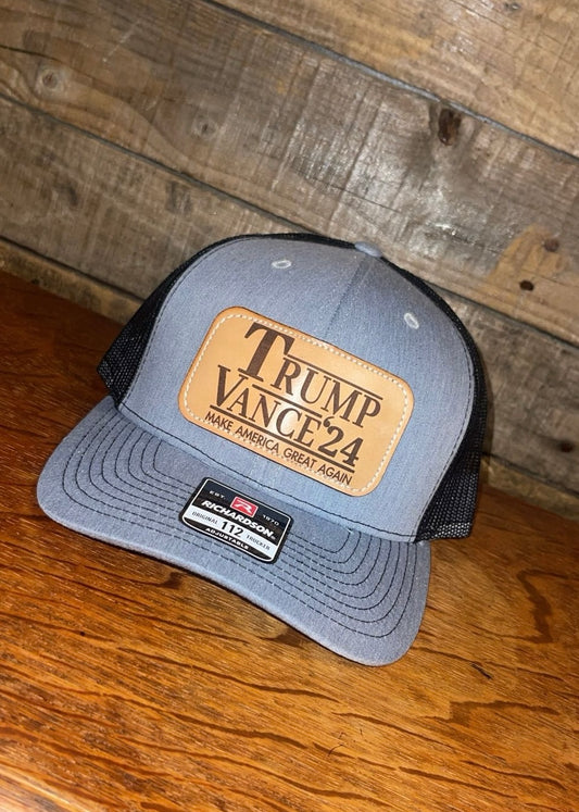 McIntire Saddlery | Cap Trump Vance'24 Heather Grey & Black