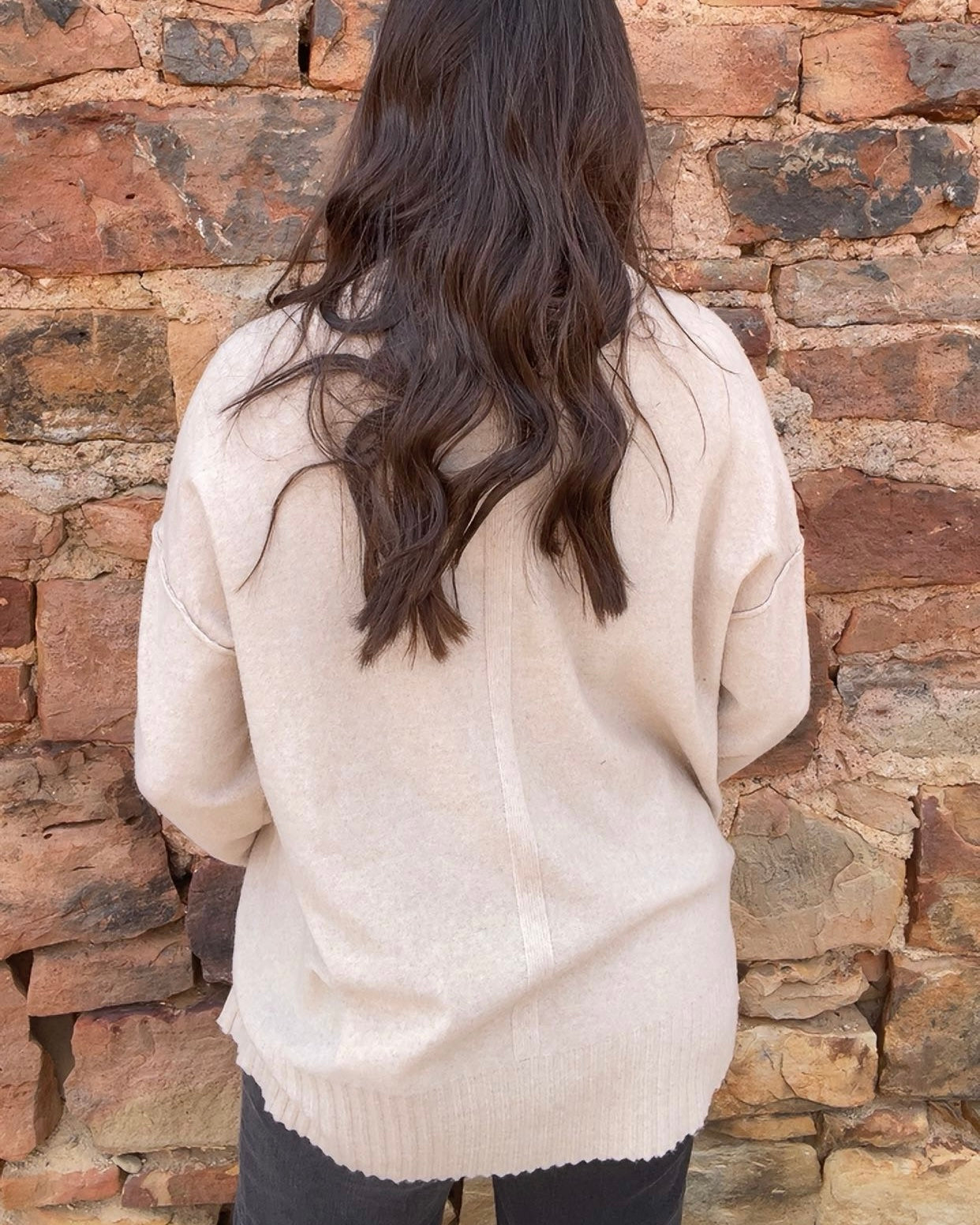 Tops | Sweater Crew Neck Knit Pullover