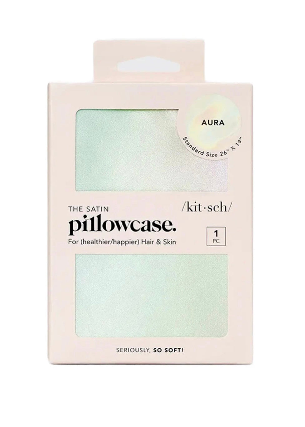 Bath &amp; Beauty | Kitsch Satin Aura 1pc Pillowcase