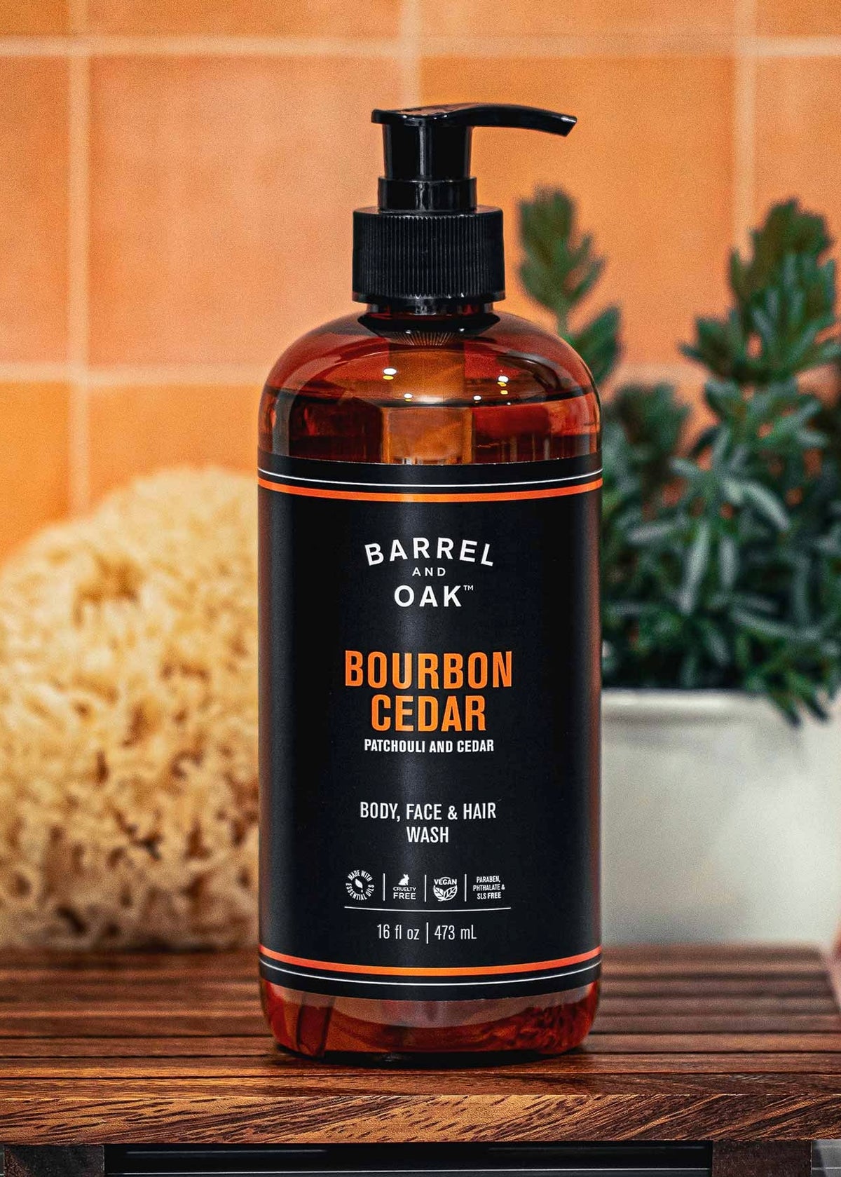 Men&#39;s Bath | Barrel &amp; Oak Hair, Face And Body All-In-One Wash (16 FL OZ)