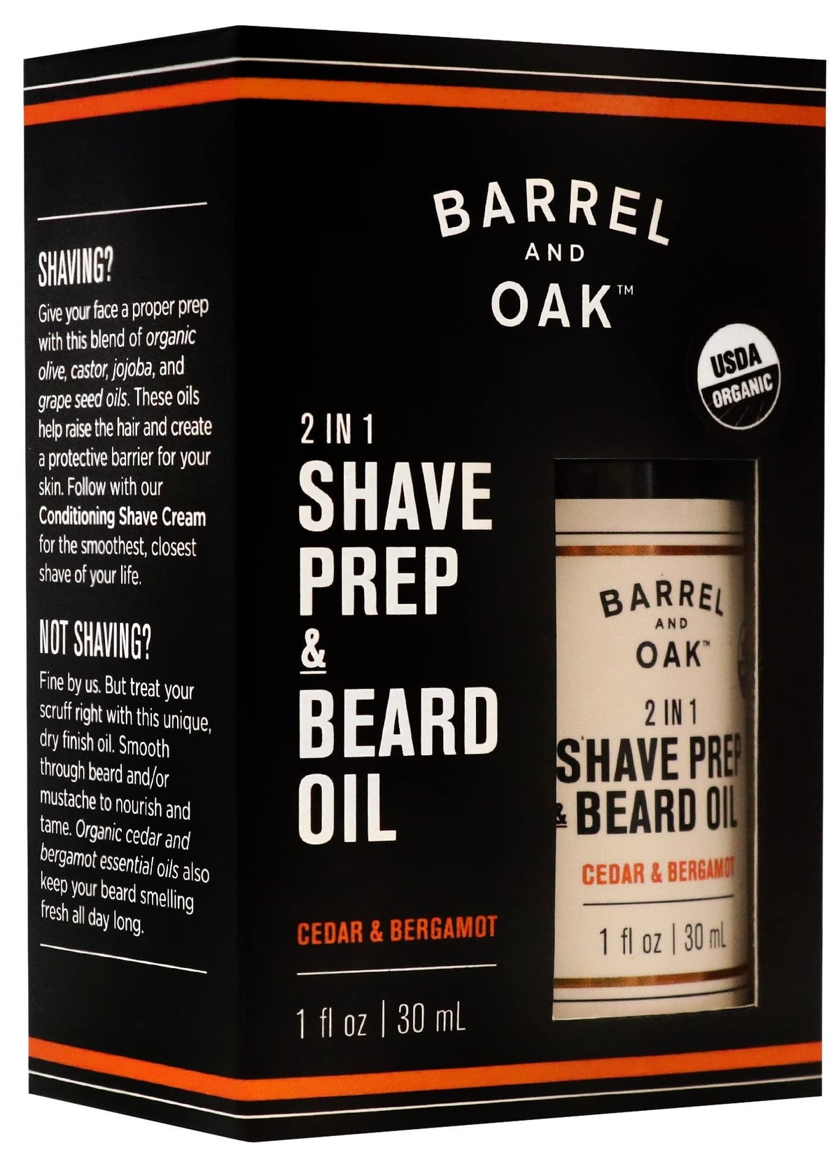 Men&#39;s Bath | Barrel &amp; Oak 2 In 1 Shave Prep &amp; Beard Oil - Cedar &amp; Bergamot