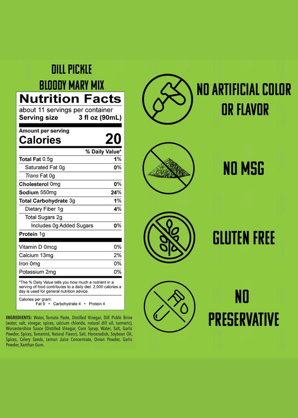 Pantry Dill Pickle Bloody Mary Mix Bertie & Olif Boutique