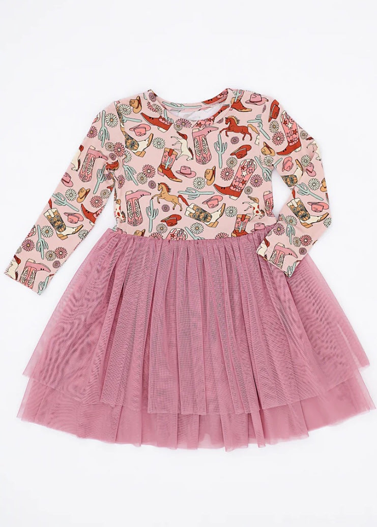 Girls | Bird &amp; Bean Dakota Bamboo Tulle Dress