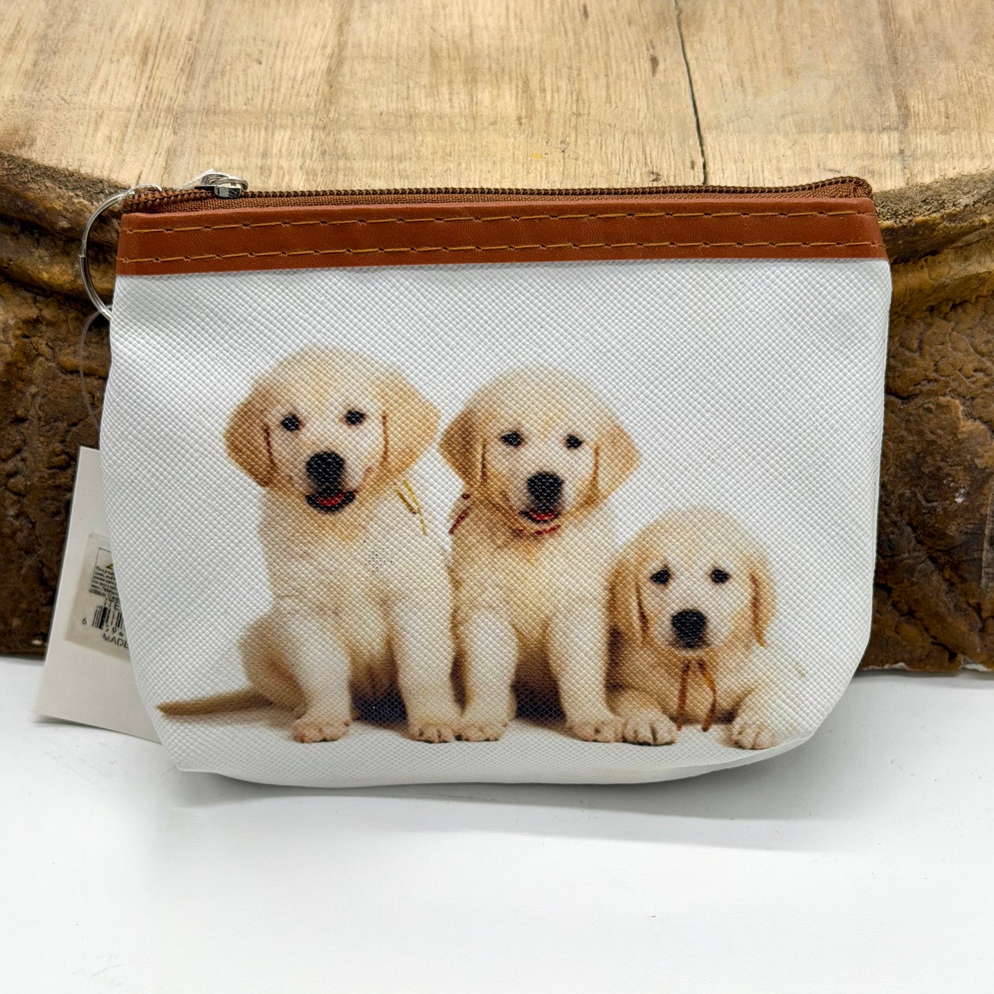 Furry Puppy Dog Coin Purse