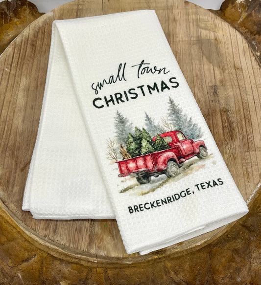 Kitchen | Towel Breckenridge, Texas Small Town Christmas