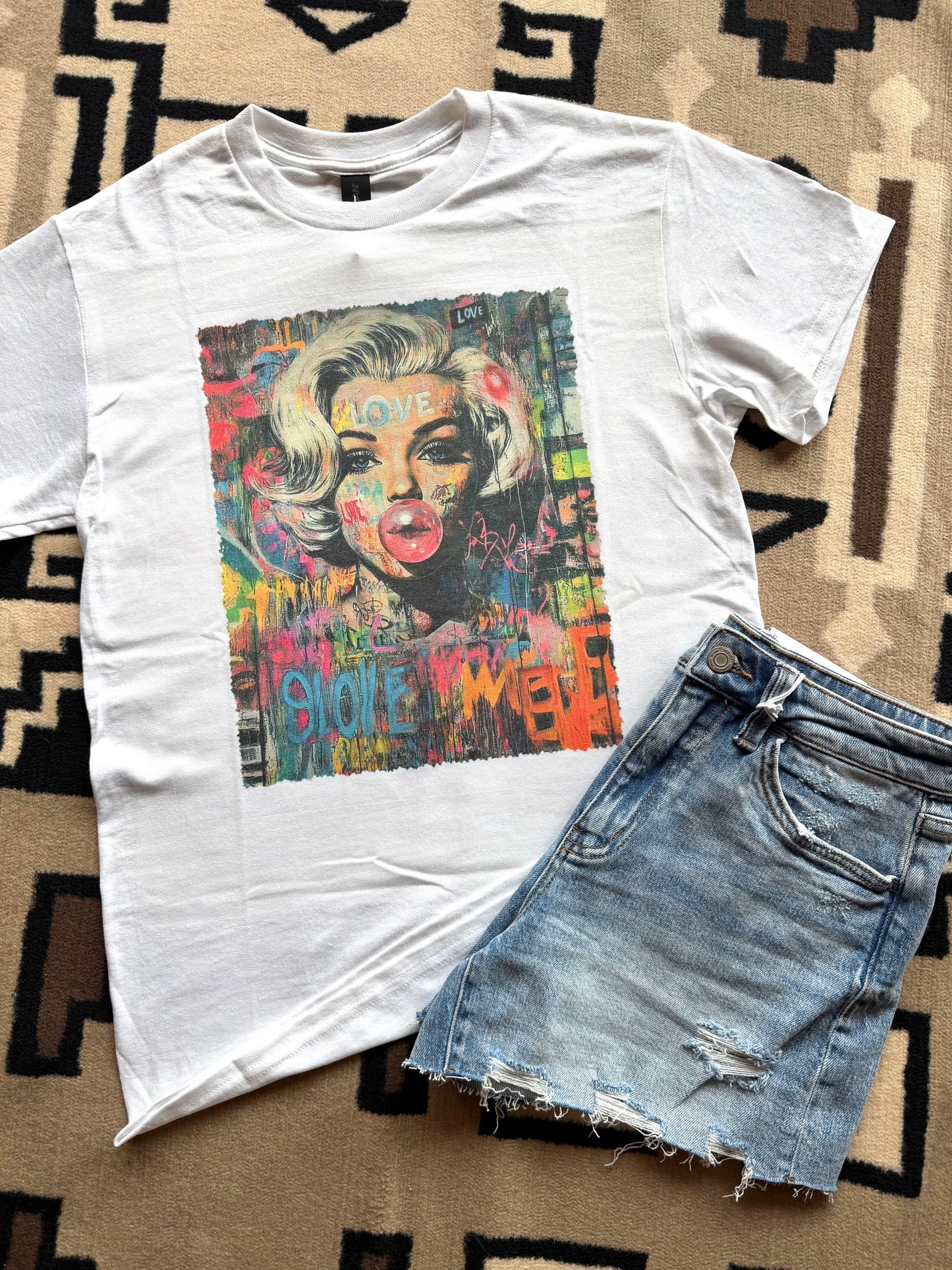 Tee - Graffiti Marilyn Graphic Tee