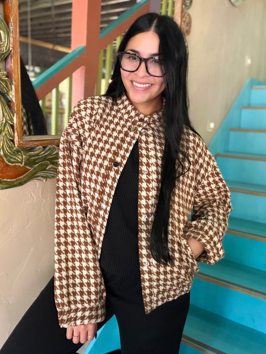 Jacket - Mock Neck Snap Button
