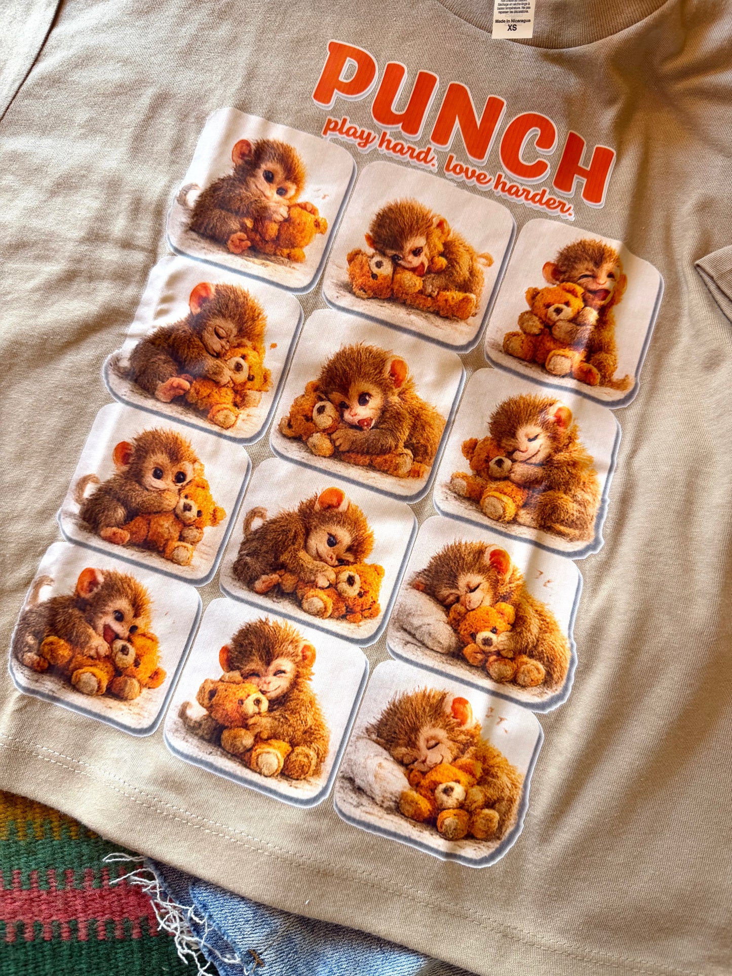 Punch The Monkey Crop Tee