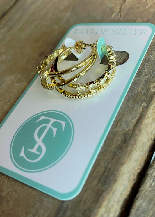 Earrings | Eleanor Hoops Taylor Shaye