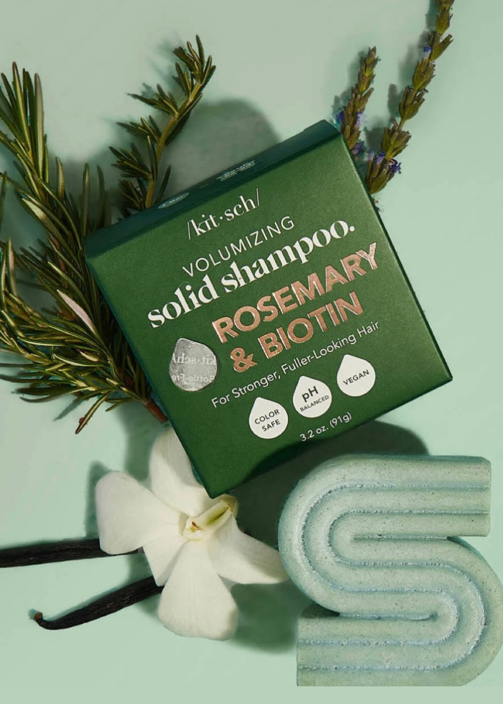 Bath &amp; Beauty | Kitsch Rosemary &amp; Biotin Volumizing Solid Shampoo