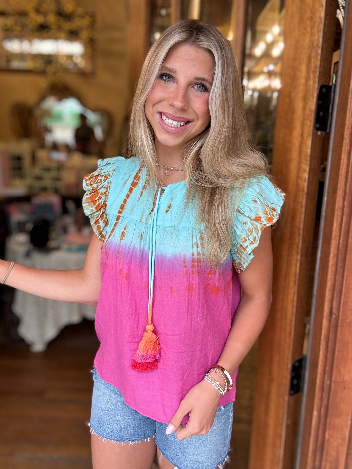 THML Top - Tie Dye Ombre