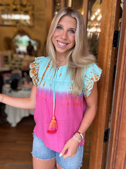 THML Top - Tie Dye Ombre