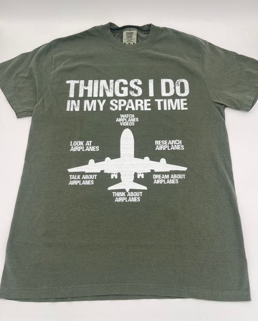 Tops | Graphic Tee Aviation In My Spare Time