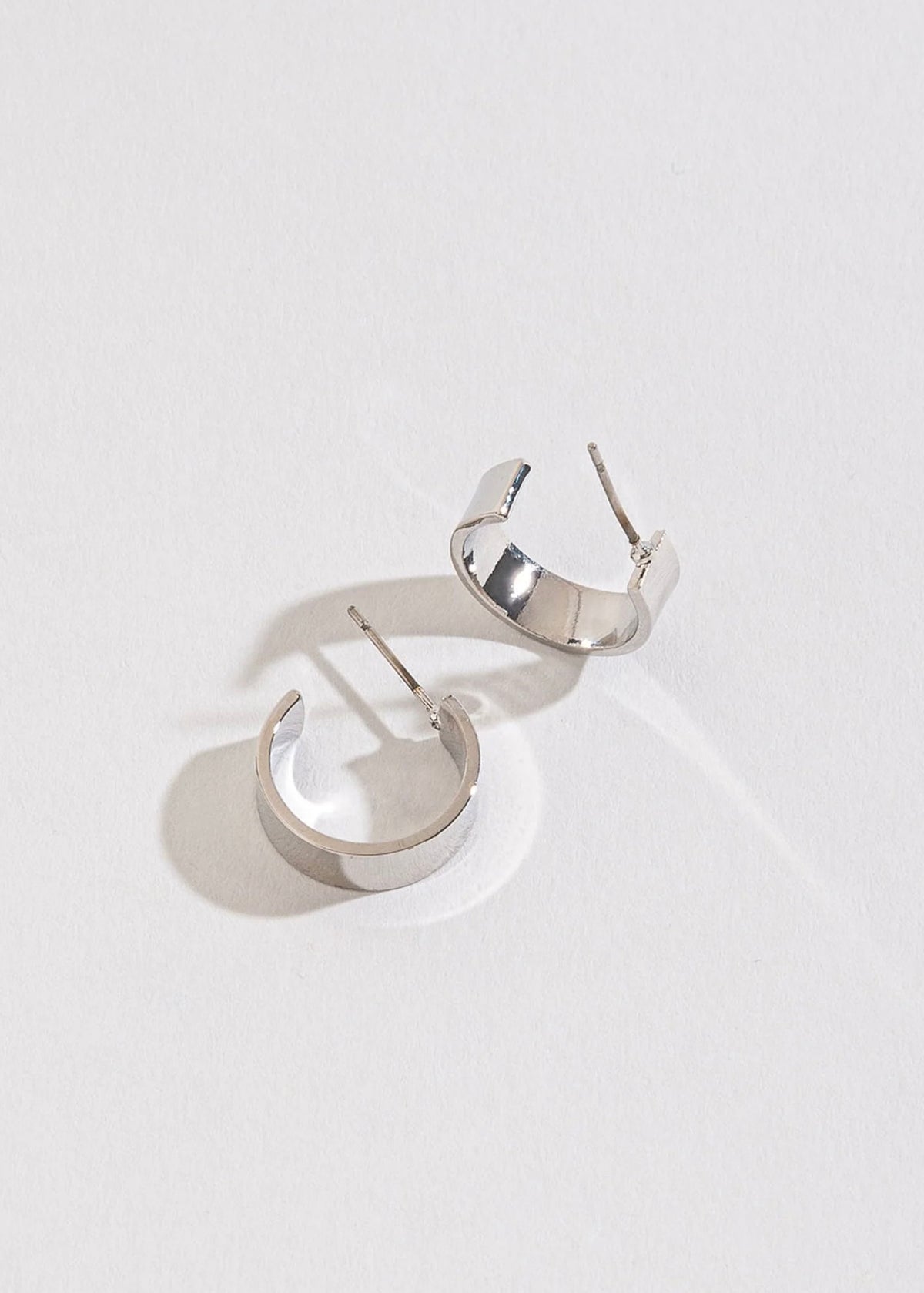 Earrings | Flat Hoop Earrings