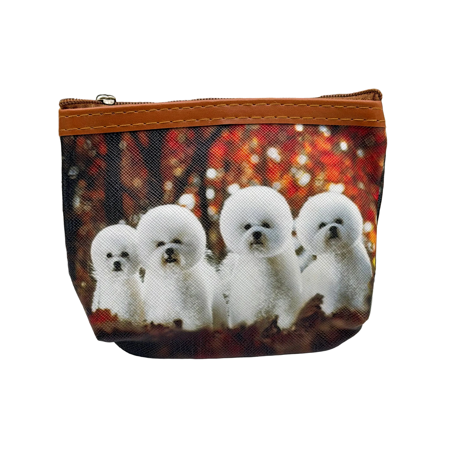 Furry Puppy Dog Coin Purse