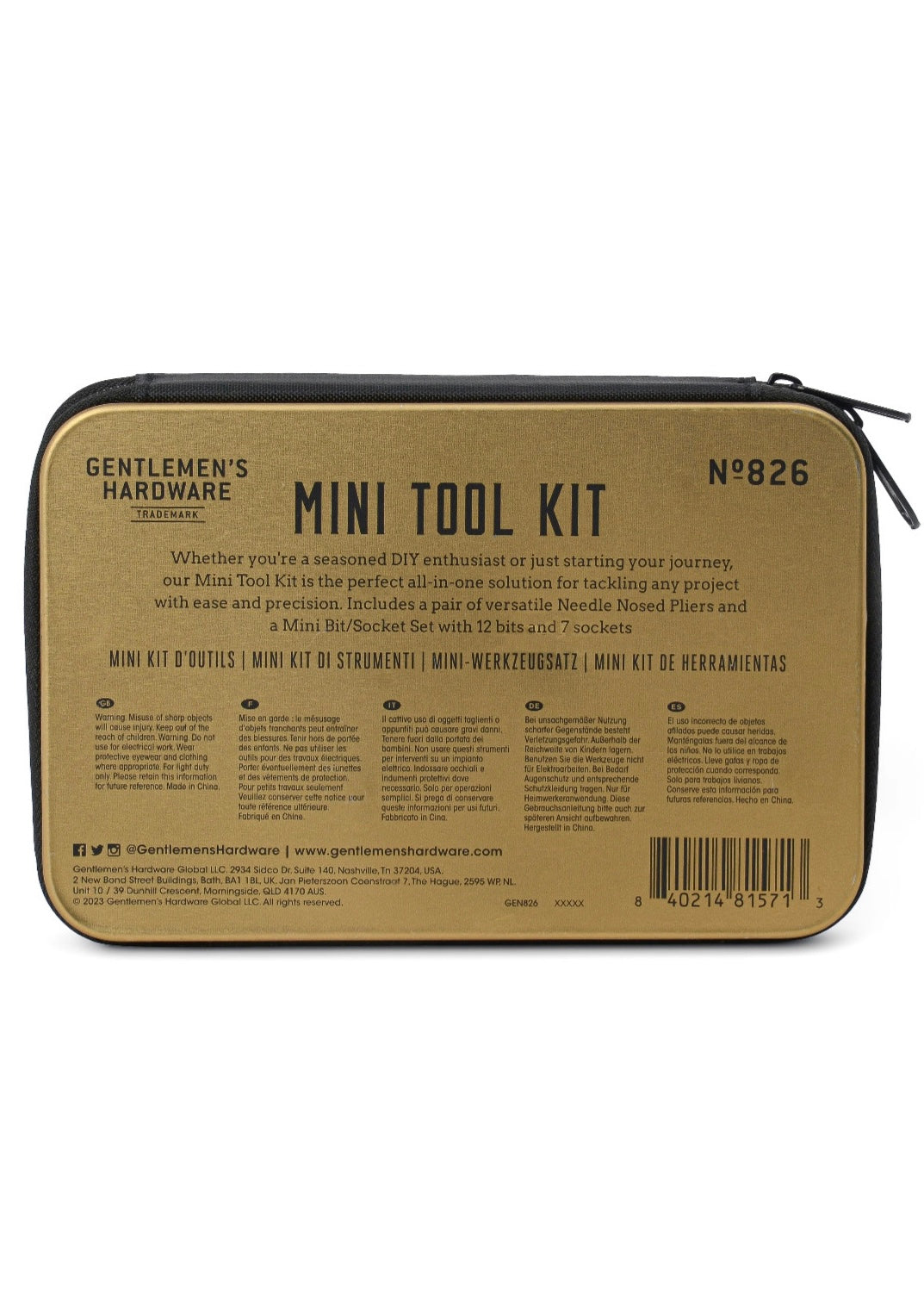 Men’s Gifts | Gentlemen&#39;s Hardware Mini Tool Kit