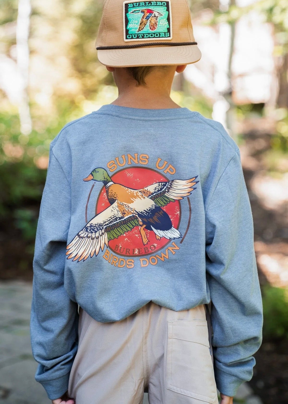 Littles | Burlebo Youth Suns Up Birds Down Tee