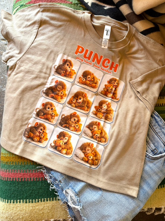 Punch The Monkey Crop Tee