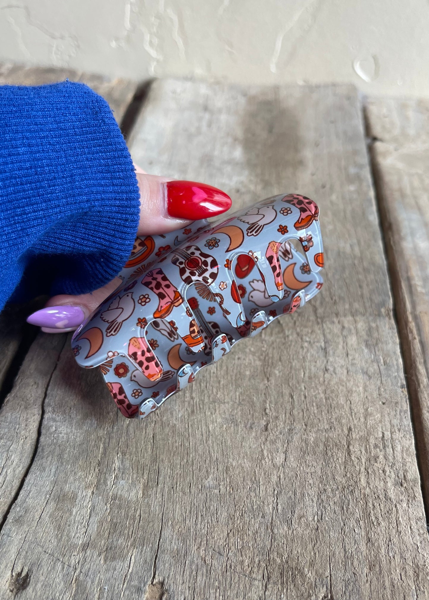 Hair Accessories | Western Cowgirl Boot Hair Claw Clips